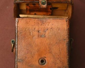 WWII US Military Graton & Knight Co. D29377 M14 Leather Carrying Case