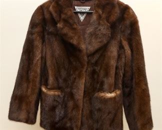 Vintage 100% Mahogany Fur Coat — J. Percy for Marvin Richards