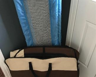 Folding crib in a bag