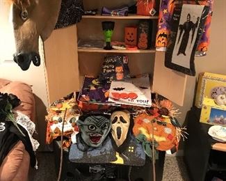 Large assortment of Halloween items