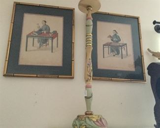 Antique Chinese Workman pictures 