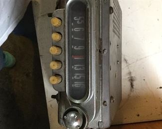 Lots of old car radios