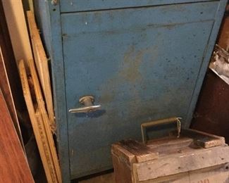 Old steel work case