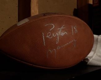 Peyton Manning Original Autographed Football 