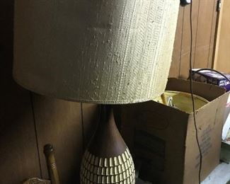 Pair of Mid Century Lamps.$ 52.00 each