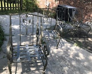 Glass Top Table / 4 Chairs with Cushions $ 146.00