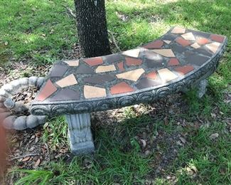 Concrete Bench $ 60.00