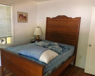 oak antique headboard and footboard full bed