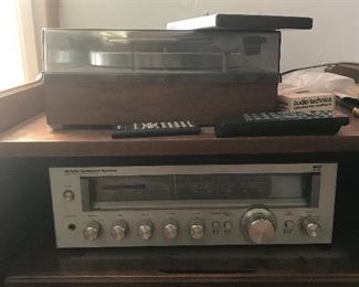 vintage electronics-receiver and electronics
