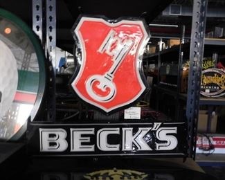 Beck's Neon sign (New transformer)