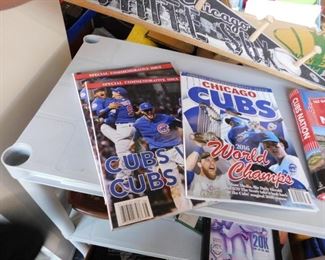 Assorted Cubs collectibles