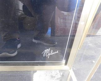 Jon Gilmore signed floral 3 D shadow box 24.5 W x 35.5"H 