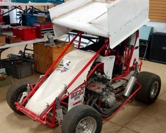 Sprint Car, High Power Short Dirt Oval Race Vehicle