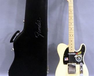 Fender American Telecaster Electric Guitar Model 011, Cream Color, SN# Z5021669, With Fender Hard Case, Strap, Pics And Adjustment Tools