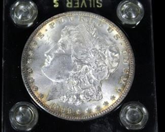 1899 O Morgan Silver Dollar, In Case