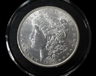 1890 Morgan Silver Dollar