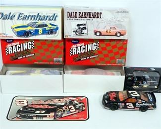 Dale Earnhardt 1:24 Diecast #8 RPM 1975 Dodge Bank, K-2 1956 Ford Victoria, #3 Goodwrench 1997 Monte Carlo Unboxed And 1:43 #3 2001 Oreo With Case