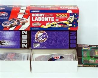 Bobby Labonte 1:24 Diecast #18 Interstate/Let's Roll 2002 Grand Prix, #18 Interstate/MLB All Star Game 2000 Grand Prix, #18 Interstate/Hot Rod Magazin