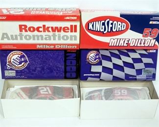 Mike Dillon 1:24 Diecast #59 Kingsford 1999 Monte Carlo And #21 Rockwell Automation 2000 Monte Carlo