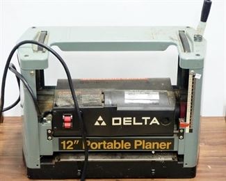 Delta 12" x 5.9" Planer Model 22-540, Powers On, With Cart