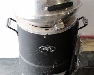 Char-Broil "The Big Easy" Turkey Fryer With Cover And West Marine Stainless Steel Propane Kettle Grill