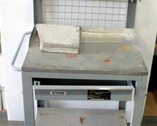 Harbor Freight Metal Work/Potting Bench #02730, On Wheels