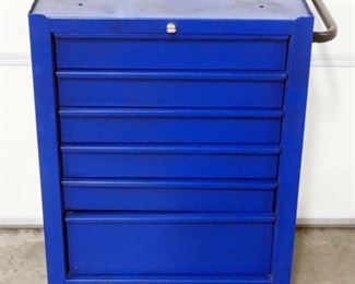 Snap-On Blue-Point Tool Cabinet Model KRB2006FPQP, 6-Drawers, On Wheels With Key, 37.75" Tall x 27" Wide x 20" Deep