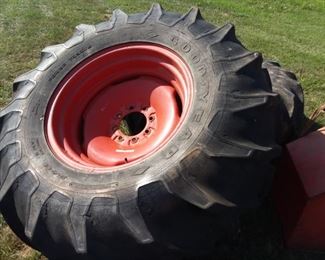 (2) Rear Tractor Tires 18.4 x 26