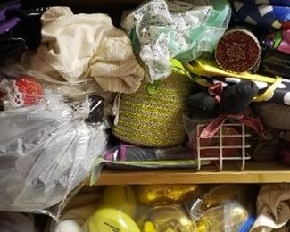 A closet full of Craft and Jewelry Supplies