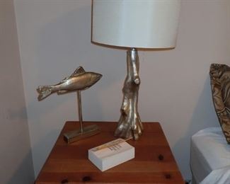 SILVER LAMPS / SILVER FISH DECOR