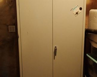 METAL 2-DOOR CABINET