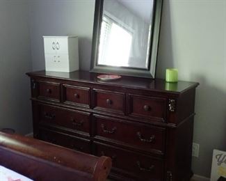 DRESSER AND MIRROR