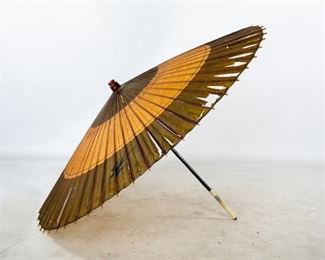 Lot 192. Delicate Vintage Swallow Bird Umbrella Parasol.