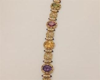 Fancy Gemstone Bracelet https://ctbids.com/#!/description/share/225569