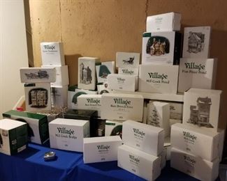 Large selection of Department 56 Dicken's Village