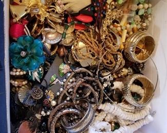 Mountains of costume jewelry