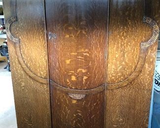 oak armoire