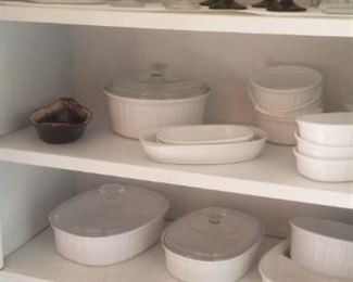 corningware and corelle and pyrex