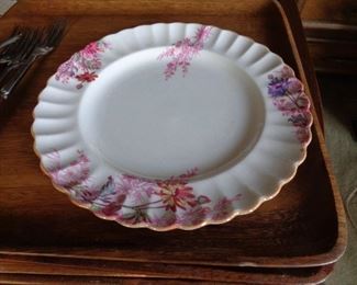set of vintage Copelands china, pretty pattern