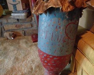 handmade Haitian drum