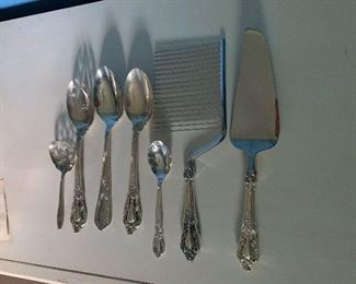 Elegance sterling serving pieces