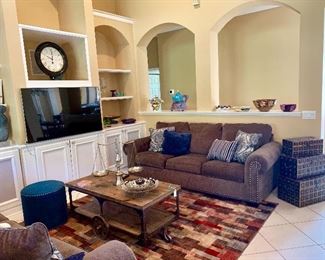 Navasota Sofa (2) by Ashley Furniture in “like new” condition.