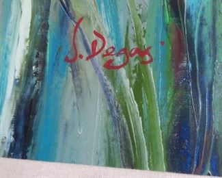 "Floral of Irises" on Canvas
