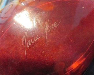 Marie Rice Art Glass Bowl
