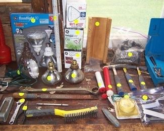 SMALL TOOLS AND MASON TOOLS