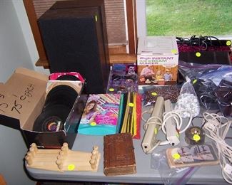 45s, SPEAKERS AND MISCELLANEOUS ITEMS