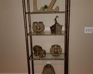 glass shelf display stand