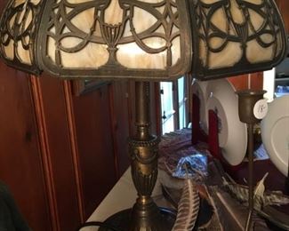 Antique lamp by Bradley & Hubbard Manufacturing Co. 