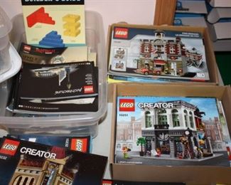 Lego magazines and instruction booklets