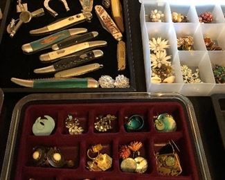 Loads of vintage costume jewelry